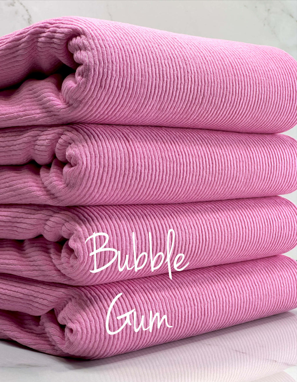 (DEL RAY RIB KNIT) BUBBLE GUM