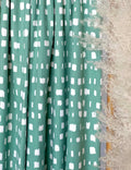 (4X2 YUMMY RIB) OFF WHITE BRUSH MARKS ON GREEN