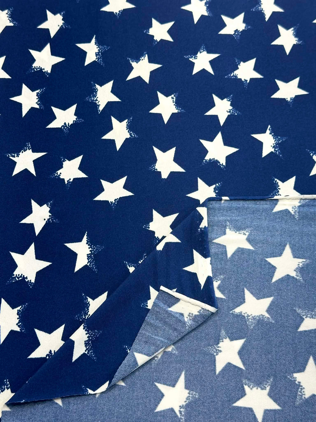(ITY) WHITE STARS ON NAVY