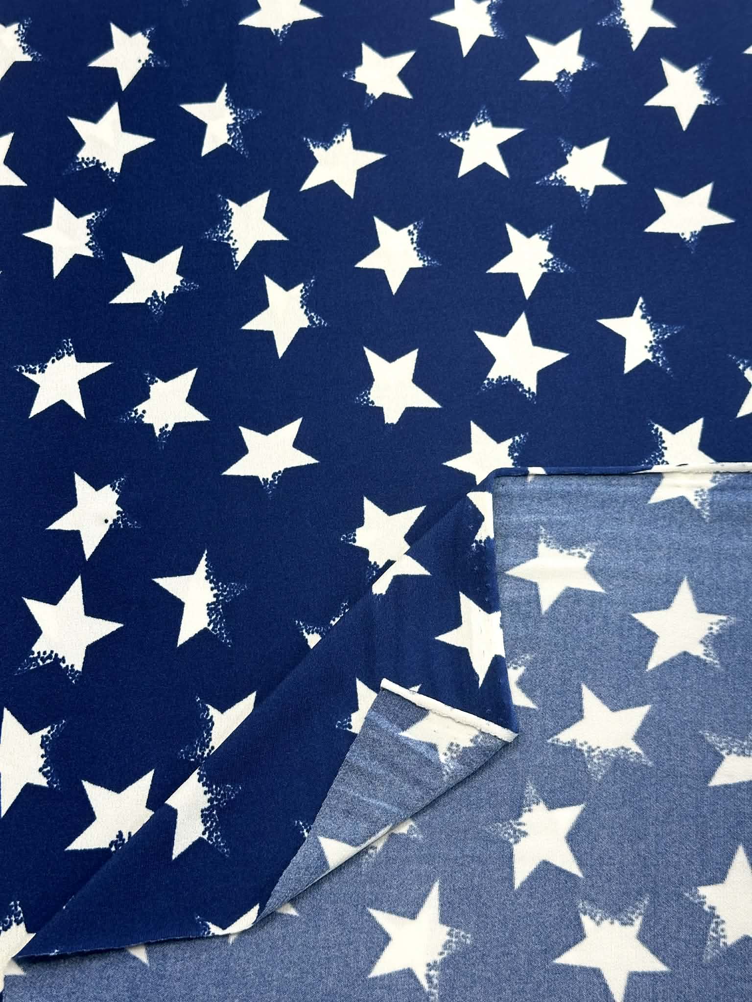 (ITY) WHITE STARS ON NAVY