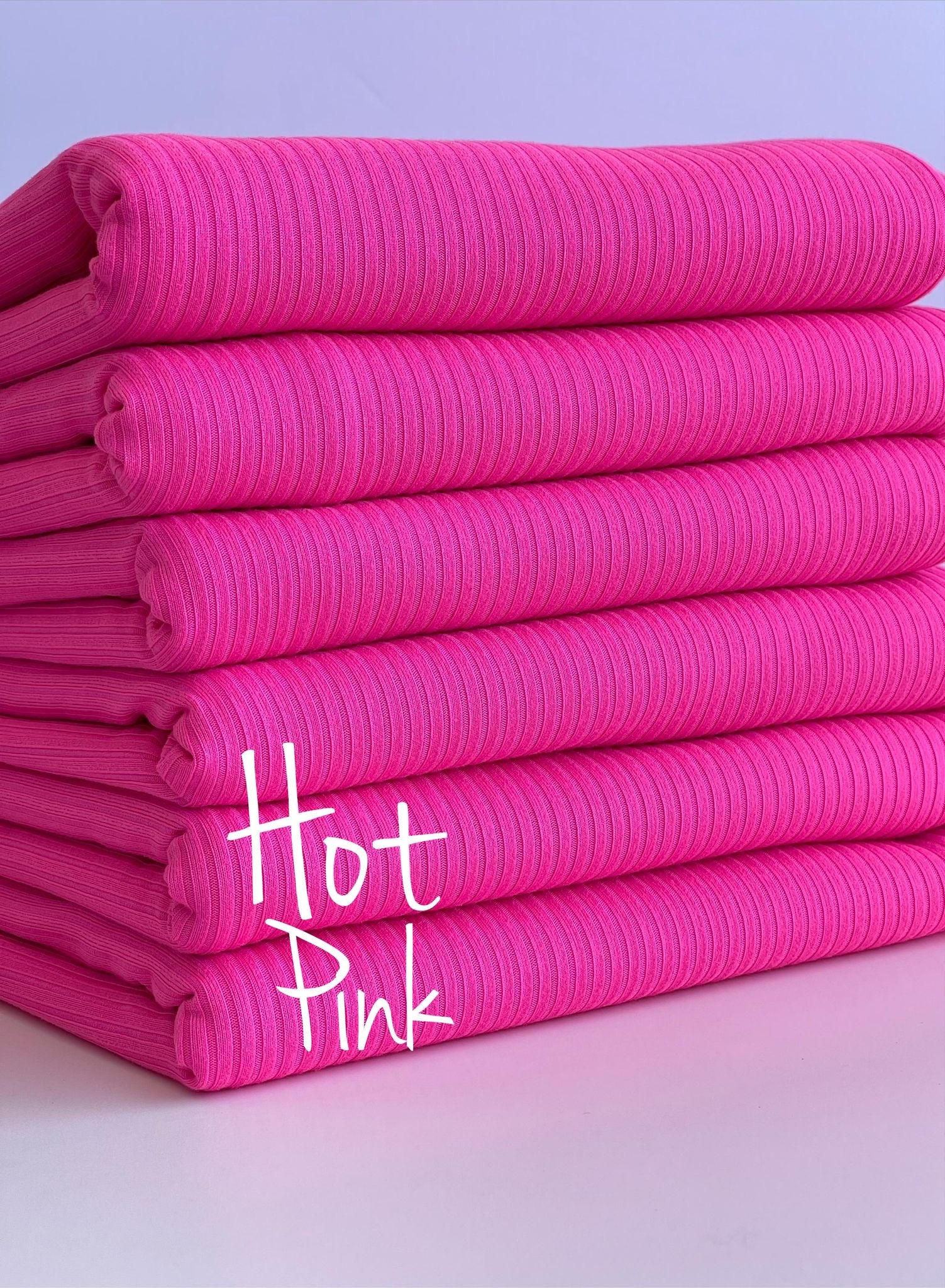 z.(4X2 RIB) HOT PINK