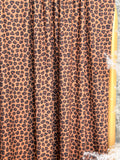 (2X2 YUMMY RIB) BROWN CHEETAH