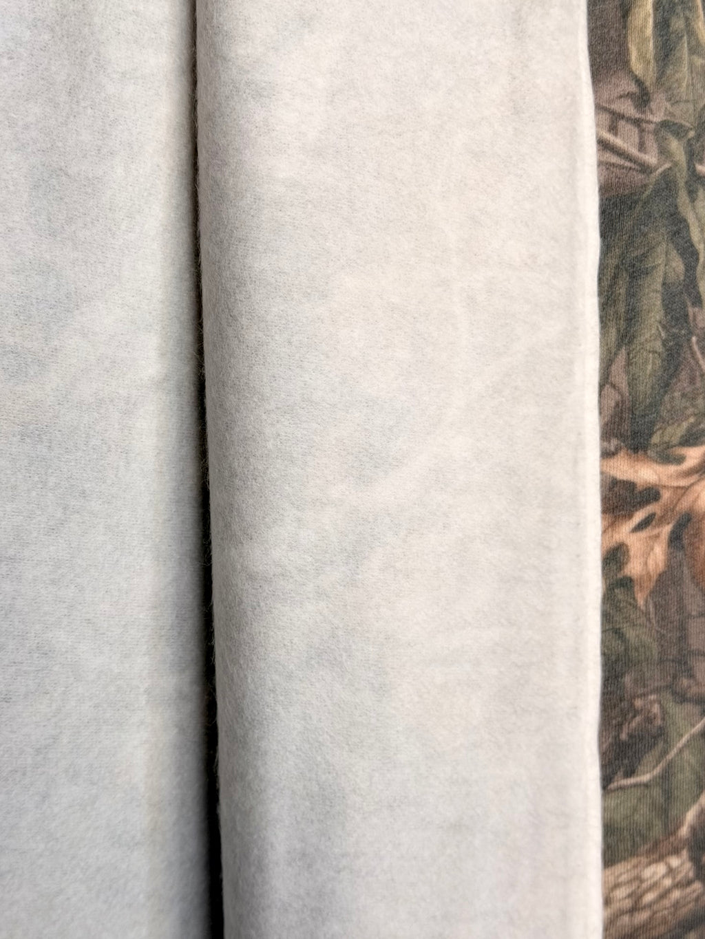 (FRENCH TERRY BRUSHED) VINTAGE WOODLAND  CAMOUFLAGE