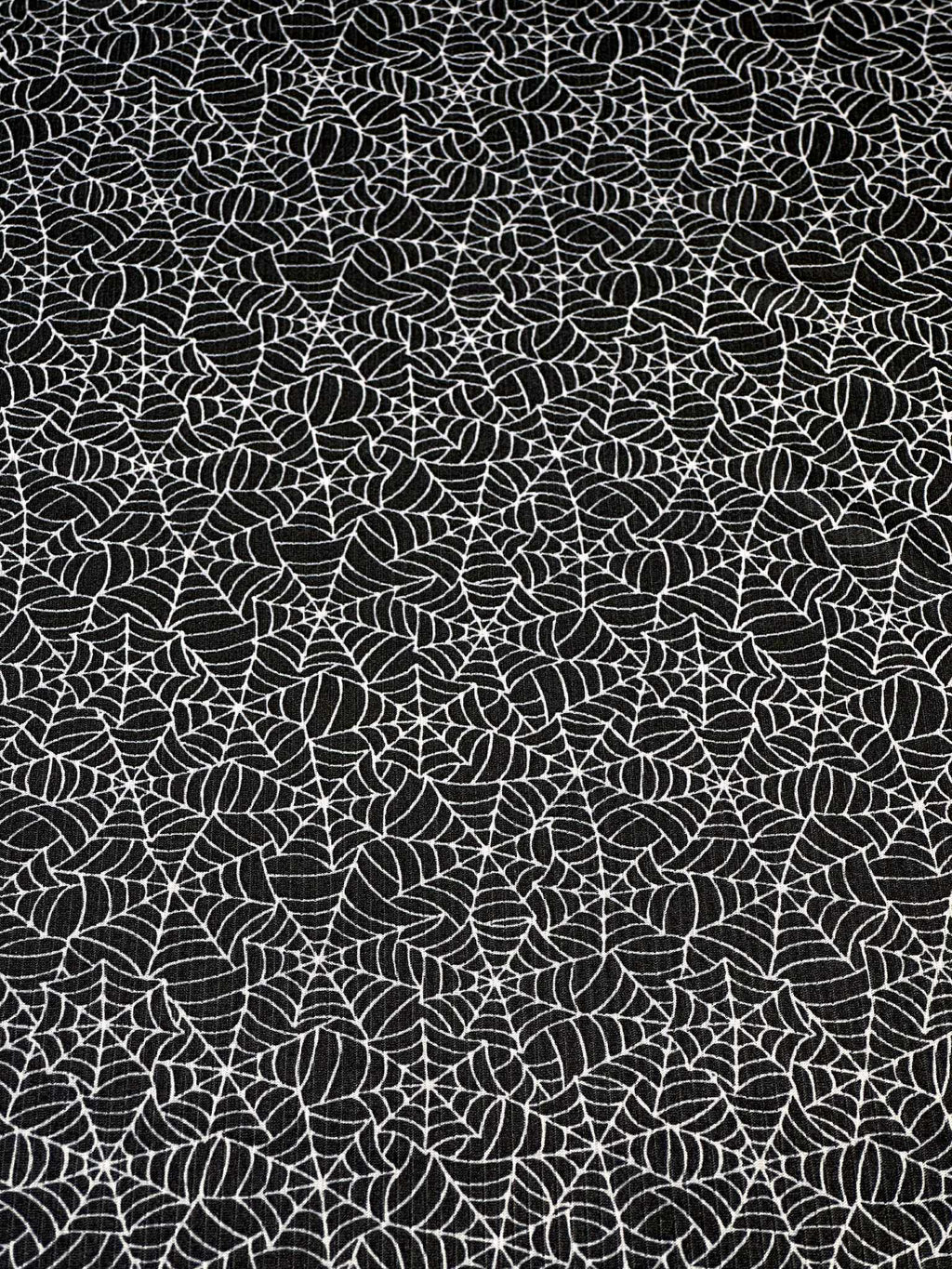 (4X2 RIB) SPIDER WEBS ON BLACK