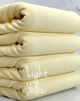 (2X2 SUPER COTTON FEEL RIB) LIGHT YELLOW