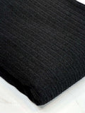 (WIDE SWEATER RIB) BLACK