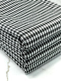 (KNIT) BLACK AND OFF WHITE MINI GINGHAM (5)