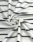 (JERSEY STRETCH) BLACK STRIPES