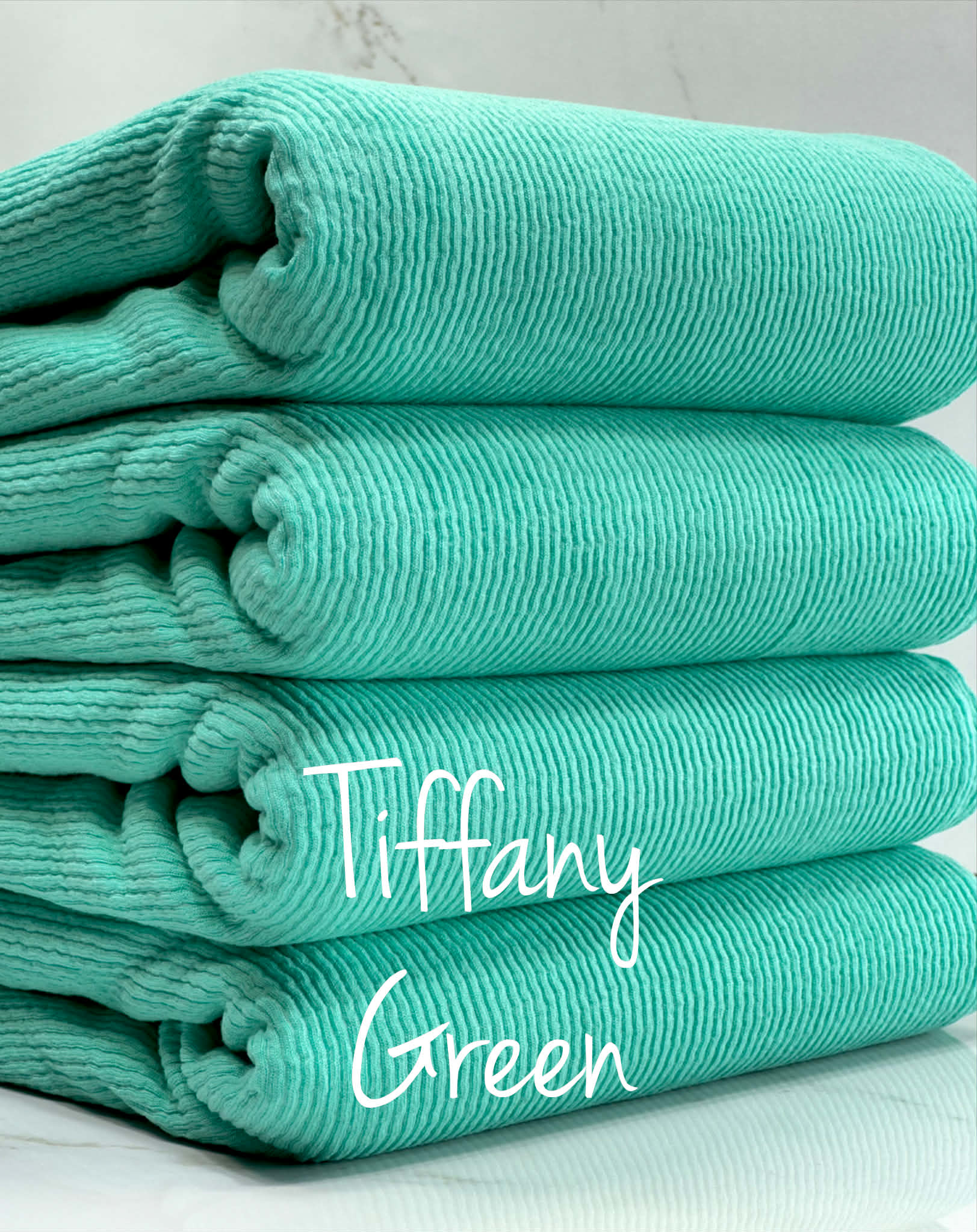 (DEL RAY RIB KNIT) TIFFANY GREEN