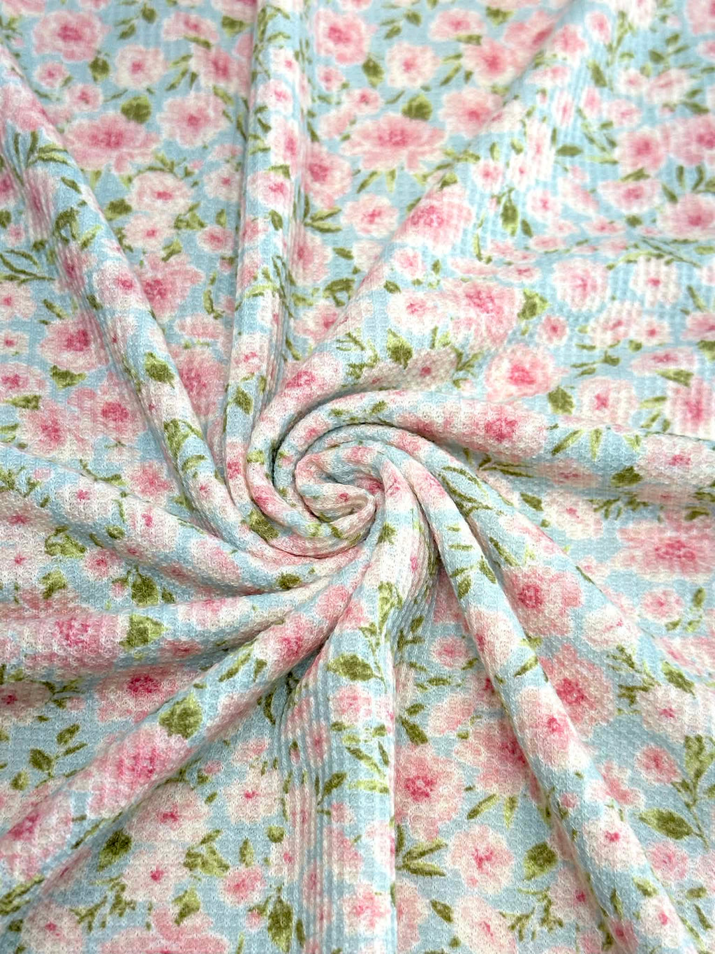 (THERMAL) TINY PINK FLOWERS ON SKY BLUE(4)