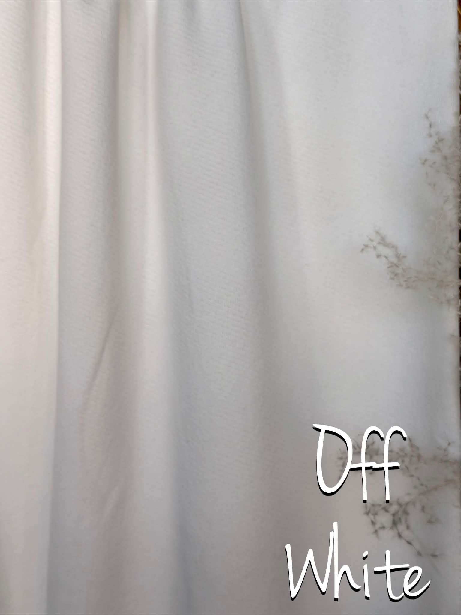 (COTTON FRENCH TERRY) OFF WHITE