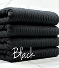 (BRAIDED KNIT SPANDEX) BLACK (1)