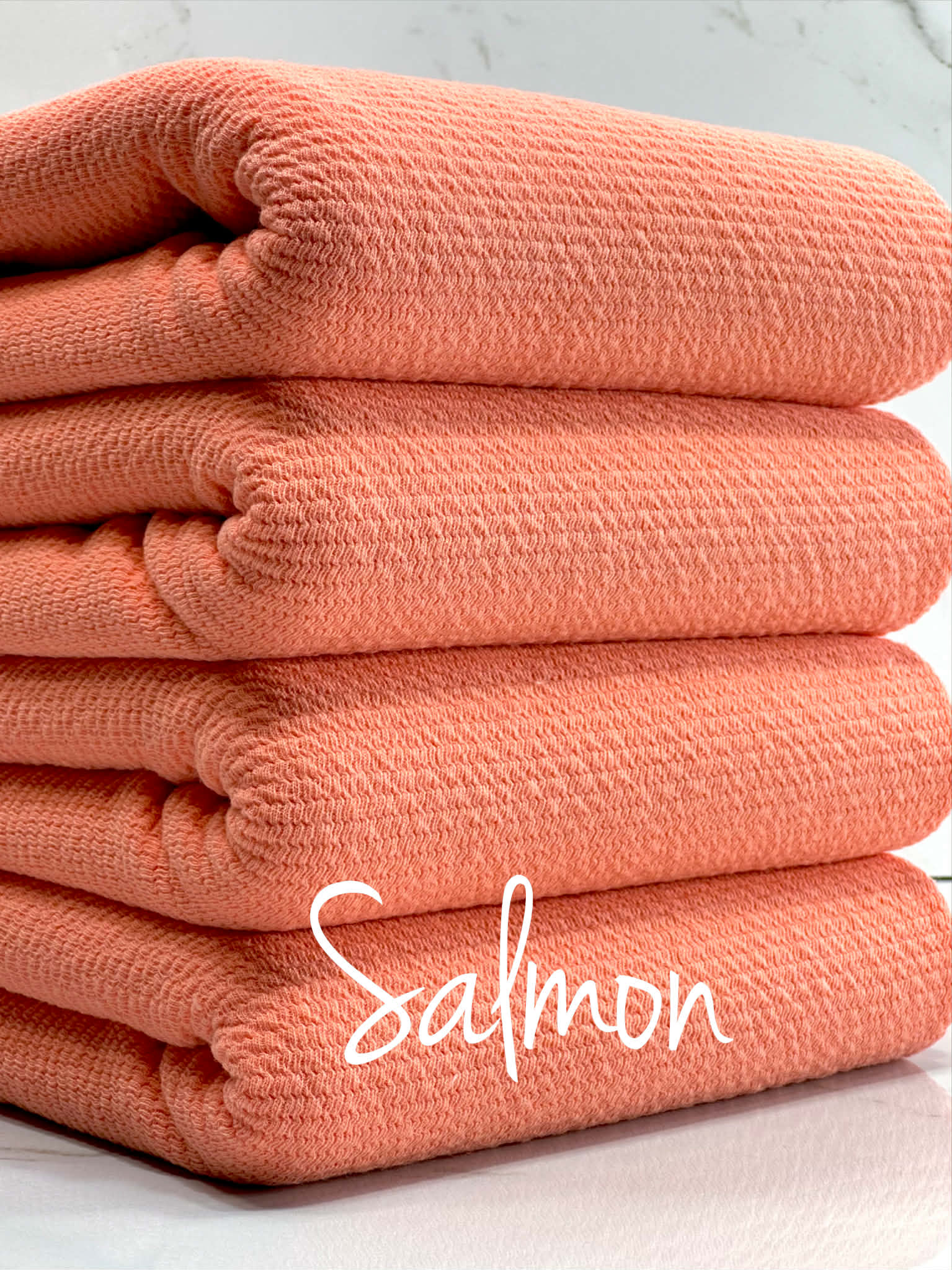 (COMFY DOUBLE KNIT) SALMON