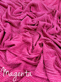 (SHIMMER PLEATED) MAGENTA