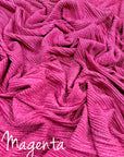 (SHIMMER PLEATED) MAGENTA