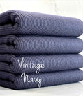 (CASHMERE SWEATER RIB) VINTAGE NAVY