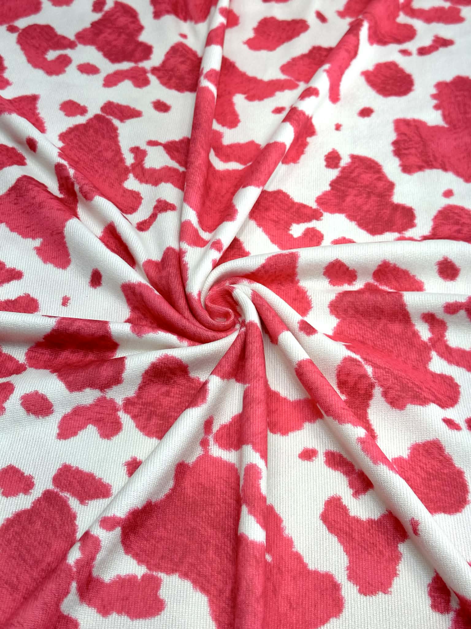 (OAKLEY) HOT PINK COW FUR PRINT ON OFF WHITE
