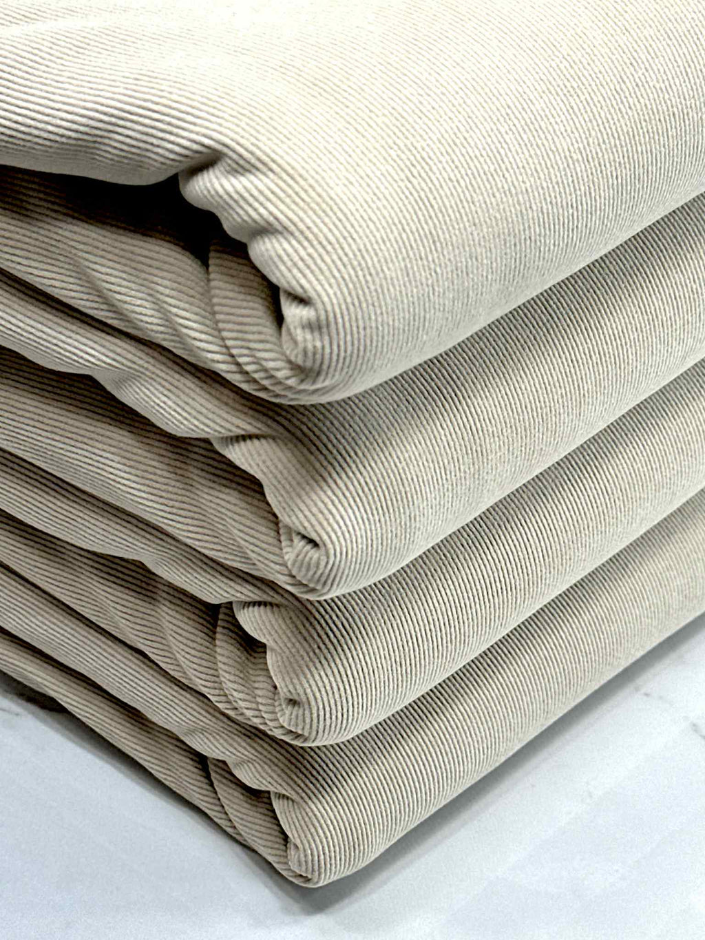 (2X1 SUPER COTTON FEEL RIB) DUSTY TAUPE