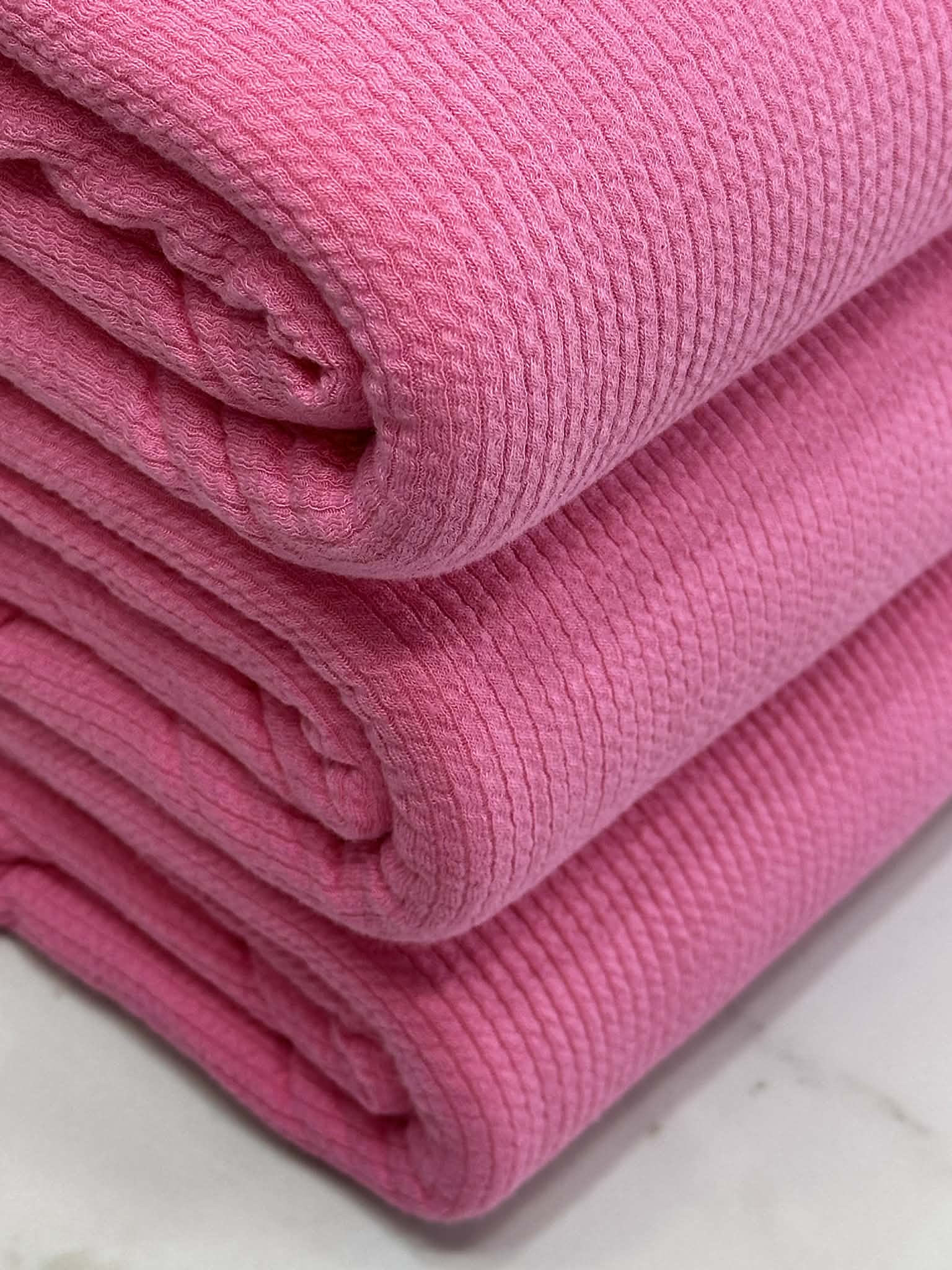 (RAYON SPANDEX RIB) PINK