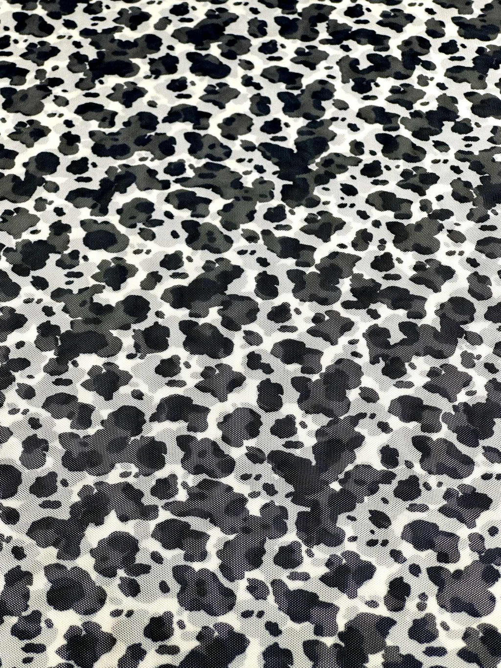 (MESH) COW PRINT ON OFF White