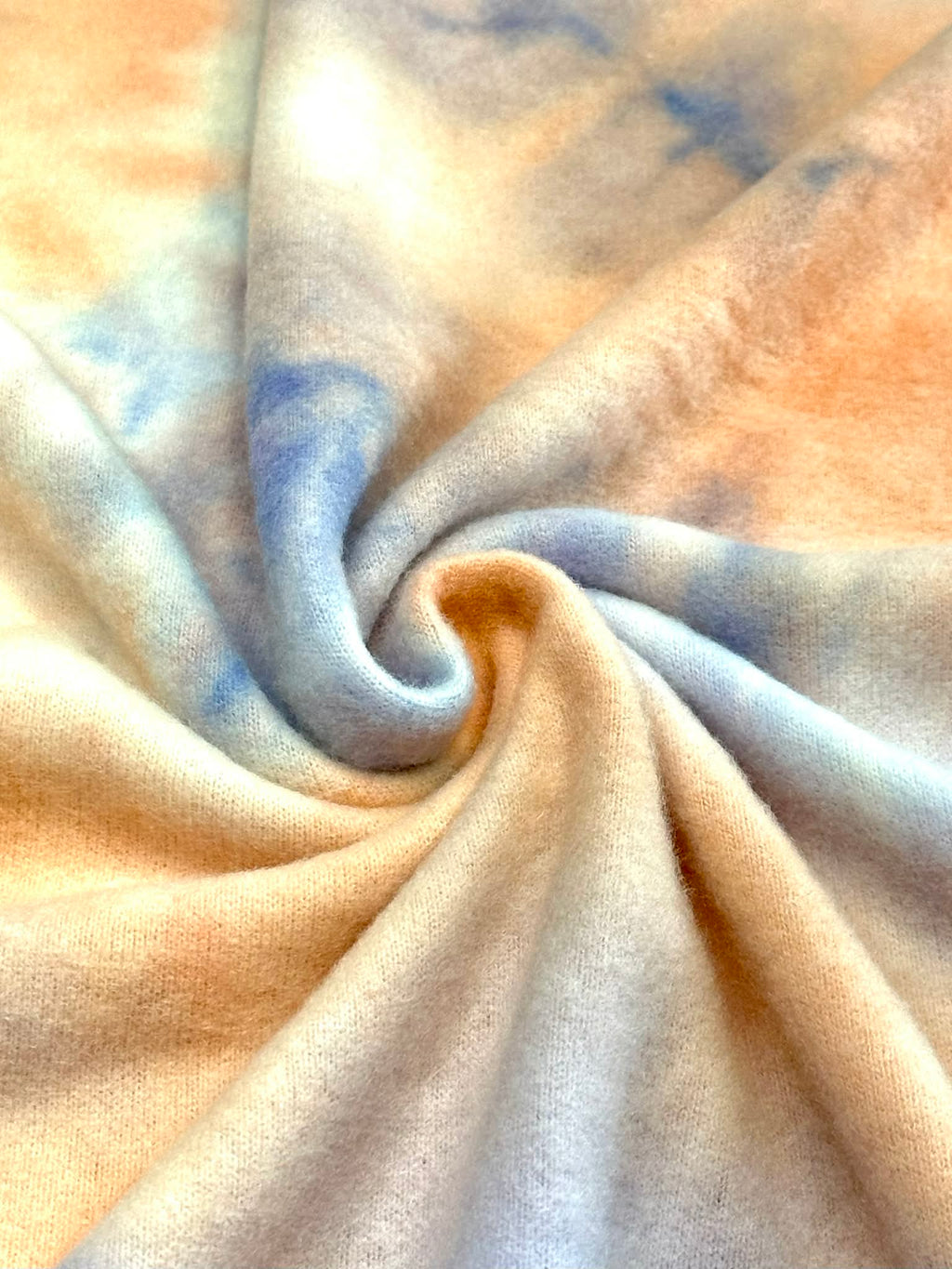 (BRUSHED SWEATER KNIT) PASTEL TIE DYE