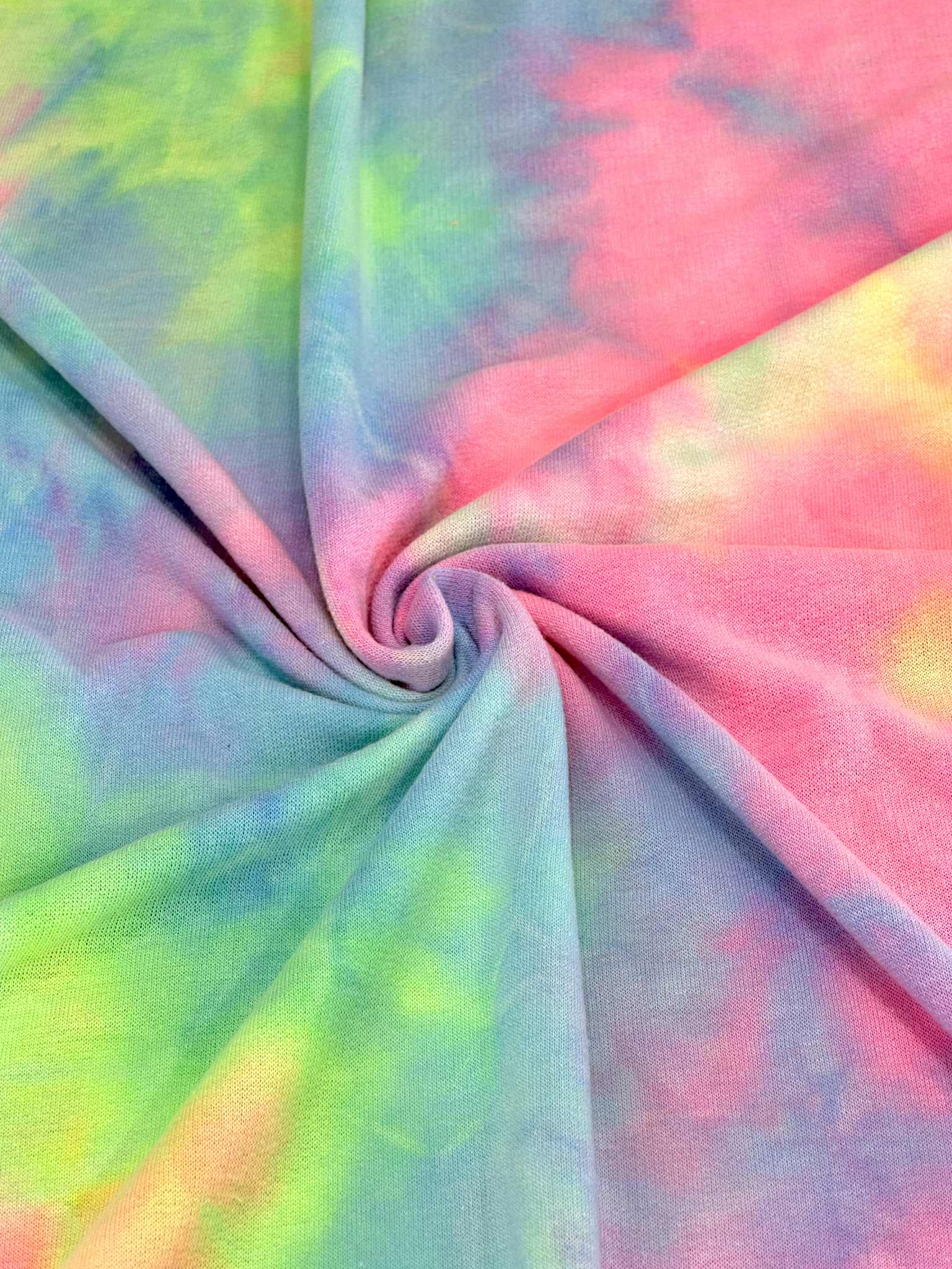 (FRENCH TERRY) NEON RAINBOW TIE DYE