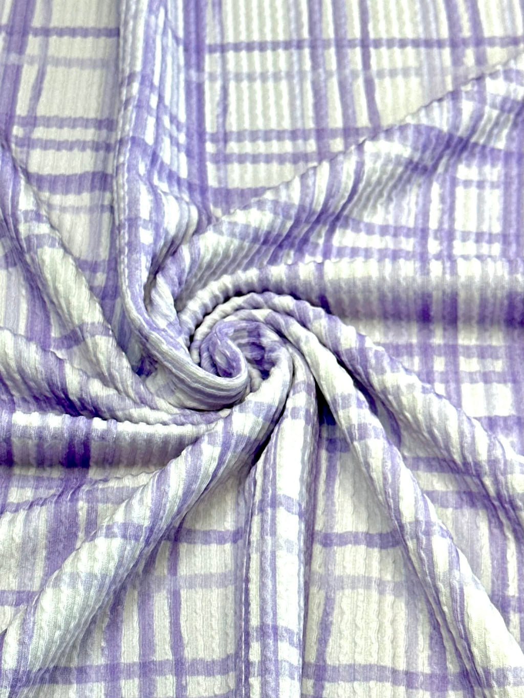 (URBAN RIB) LAVENDER PLAID ON LILAC