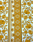 (DBP) GOLD FLORAL PATTERN ON IVORY