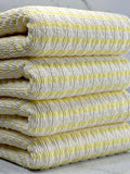 (GUAPO STRIPE) YELLOW STRIPES ON IVORY