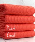 z.(8X2 RIB) DARK CORAL