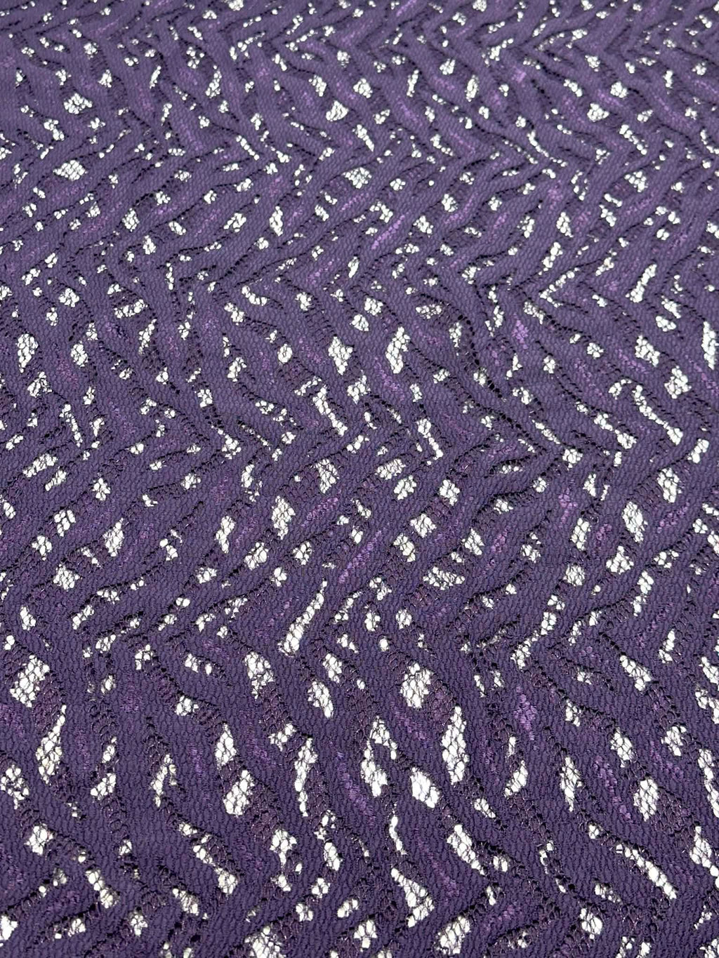 (LACE) DARK PURPLE ZEBRA