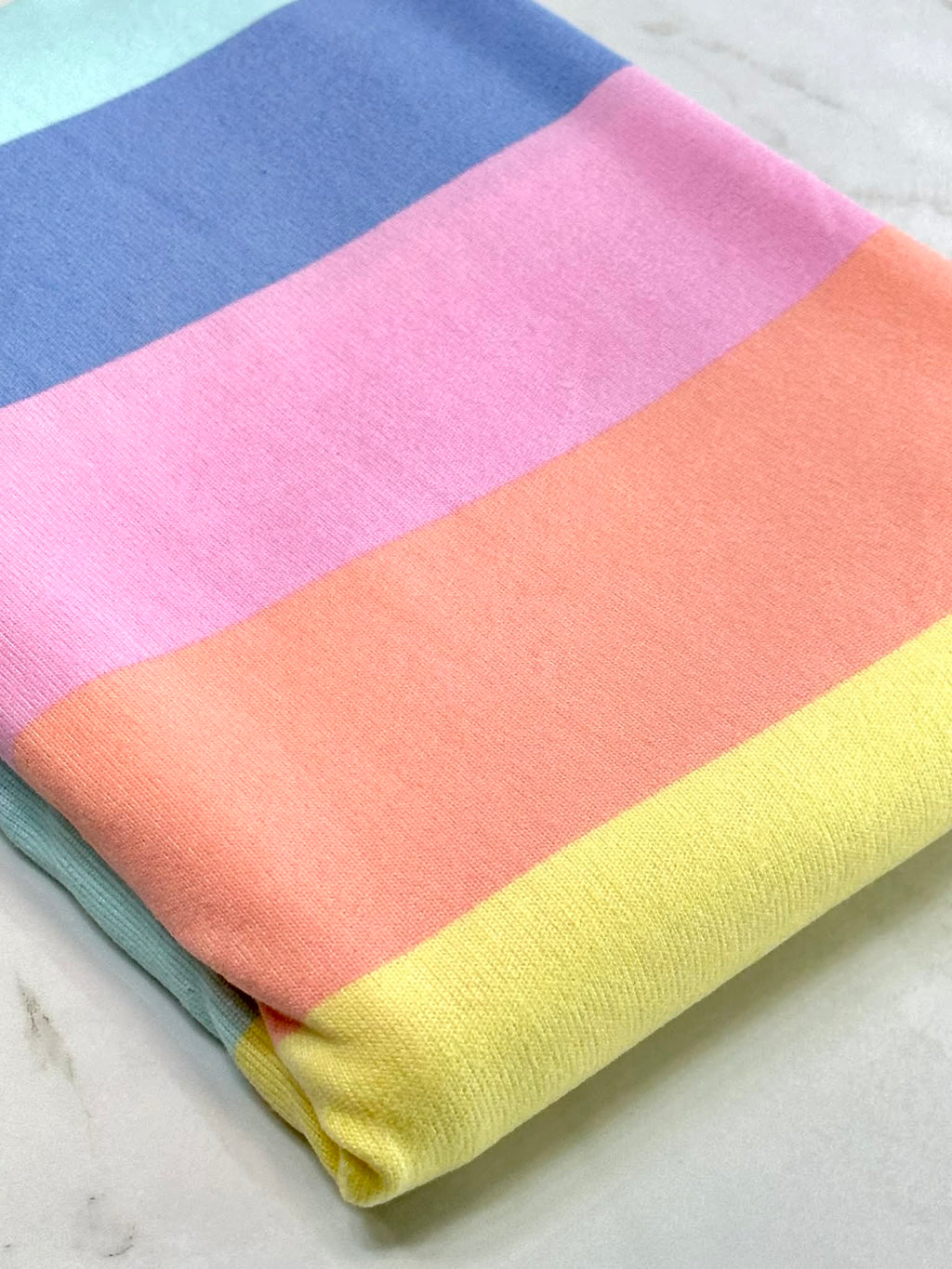 (OAKLEY) YELLOW, PEACH, PINK, BLUE AND AQUA STRIPES