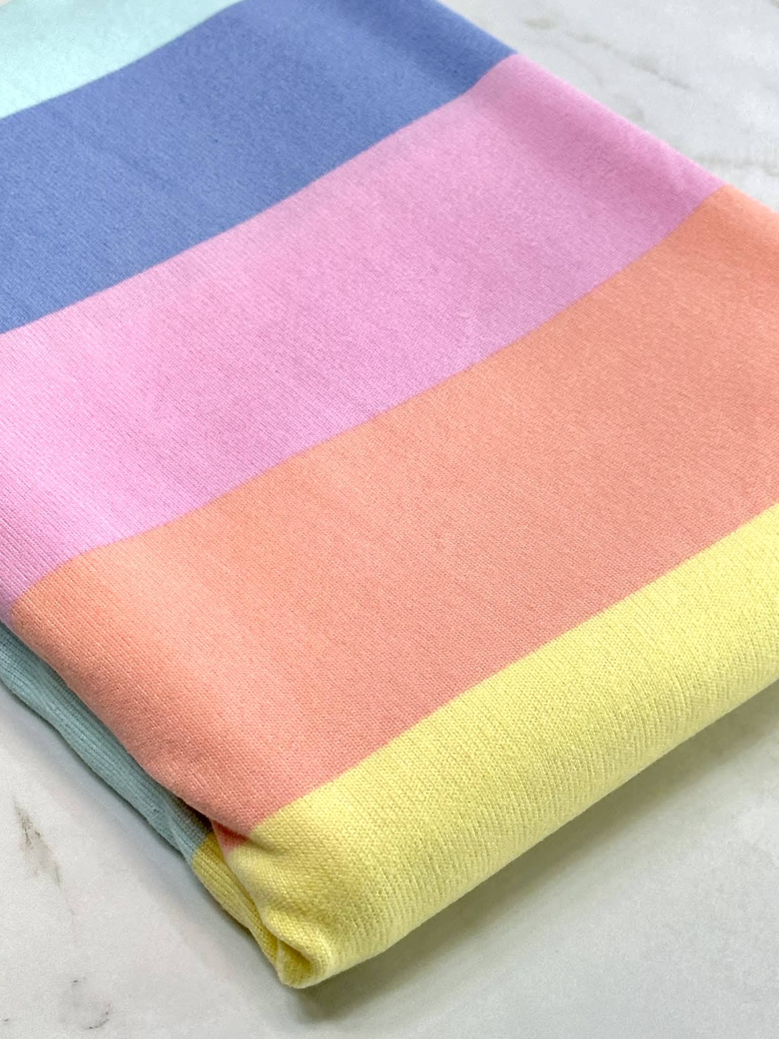 (OAKLEY) YELLOW, PEACH, PINK, BLUE AND AQUA STRIPES