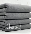 (FRENCH TERRY BRUSHED) CHARCOAL