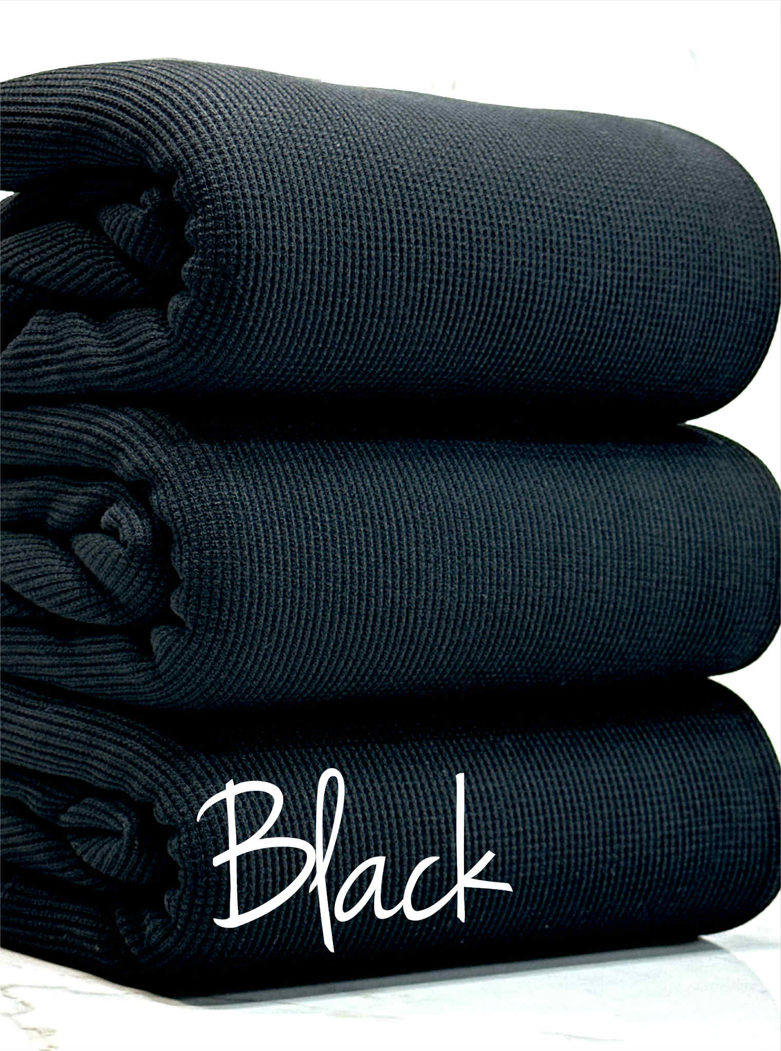 (THERMAL JERSEY) BLACK