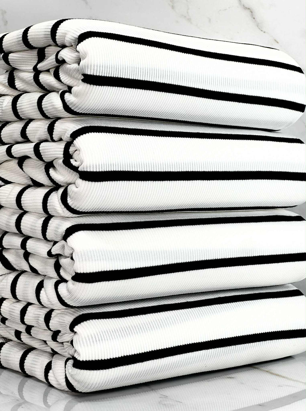 (2X2 YUMMY RIB) BLACK STRIPES ON OFF WHITE (2)