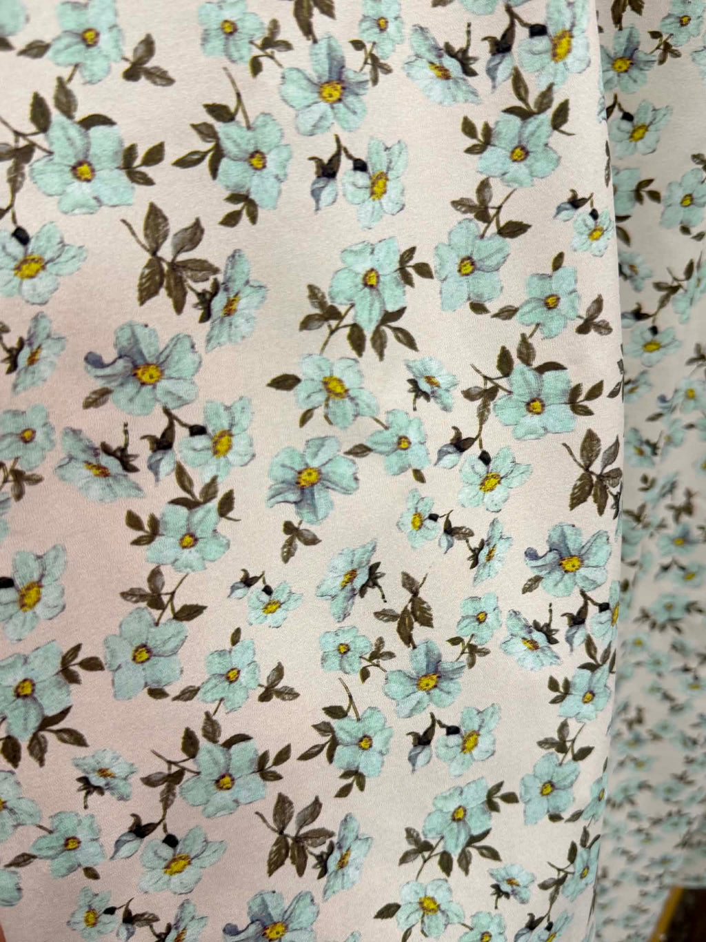(SWIM) VINTAGE BLUE FLORAL