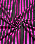 (ITY) FOIL MAGENTA STRIPES ON BLACK