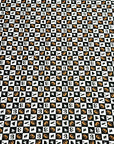(YUMMY RIB) HALLOWEEN BLACK & WHITE CHECKERED PRINT