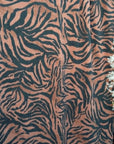 (URBAN RIB) ZEBRA PATTERN ON BROWN