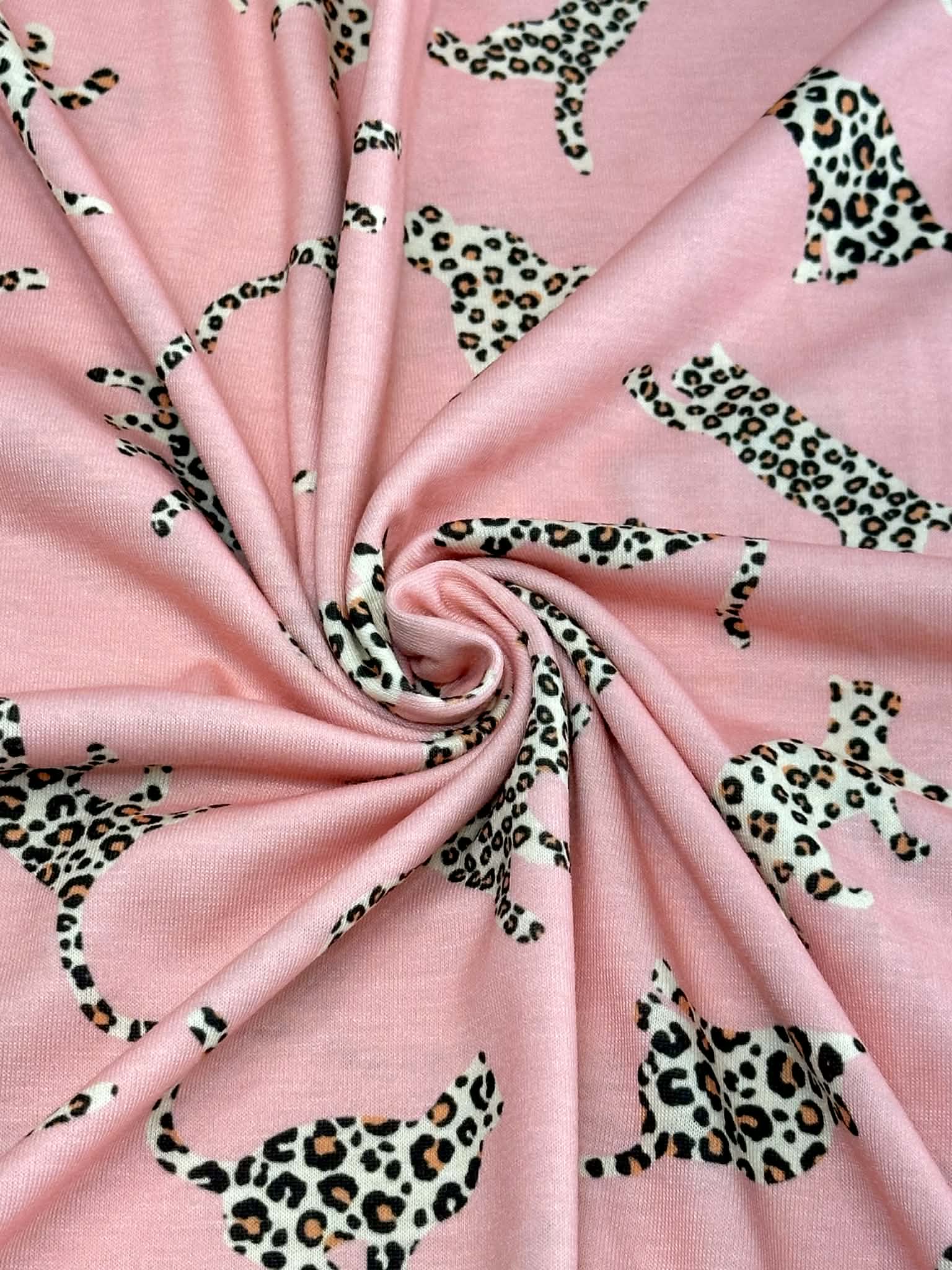 (JERSEY) CHEETAHS ON LIGHT CORAL
