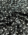 (4X2 YUMMY RIB) TINY WHITE FLOWERS ON BLACK