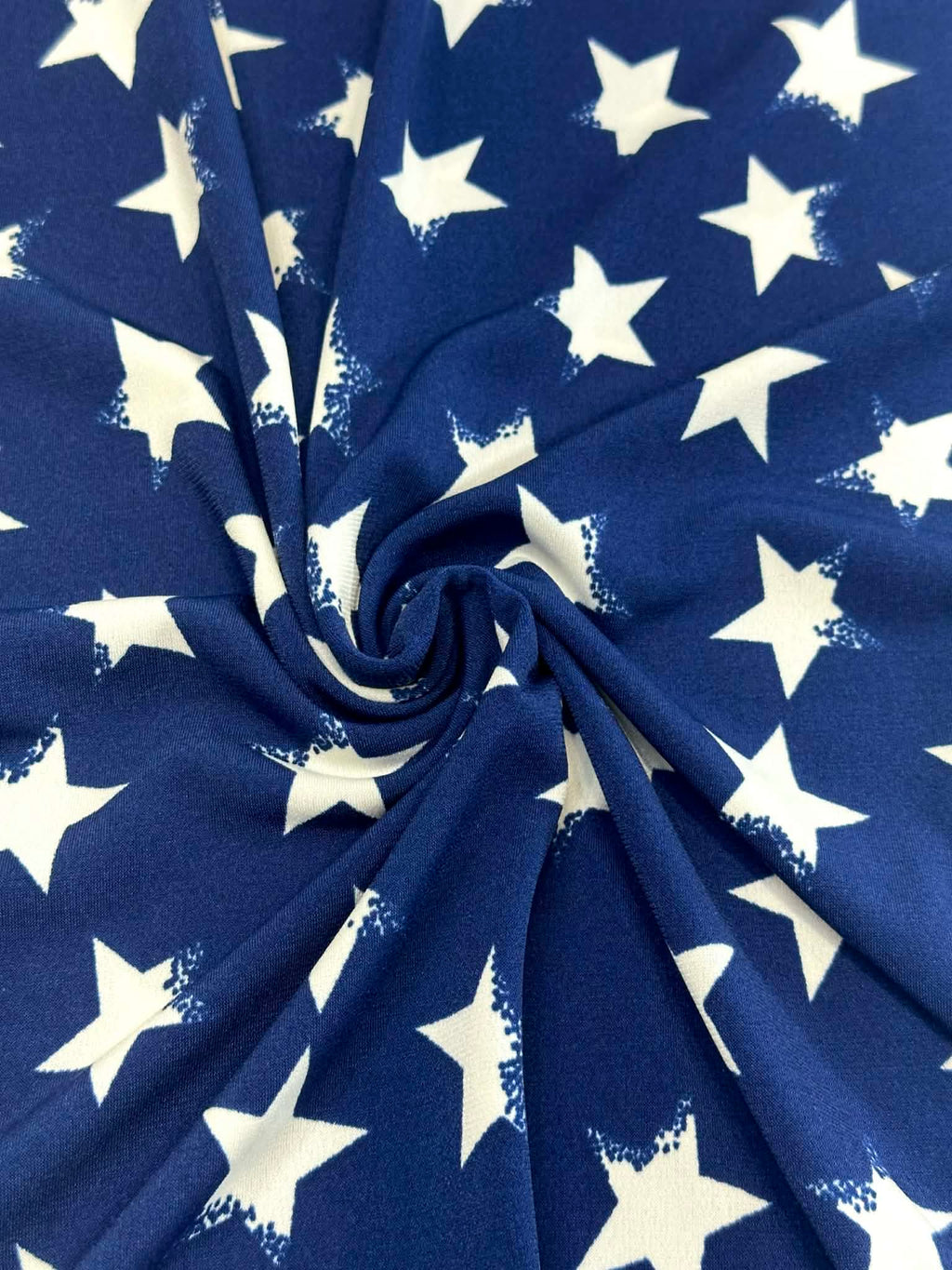 (ITY) WHITE STARS ON NAVY