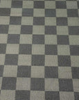(4X2 RIB) DARK OLIVE AND BLACK MEDIUM CHECKERED