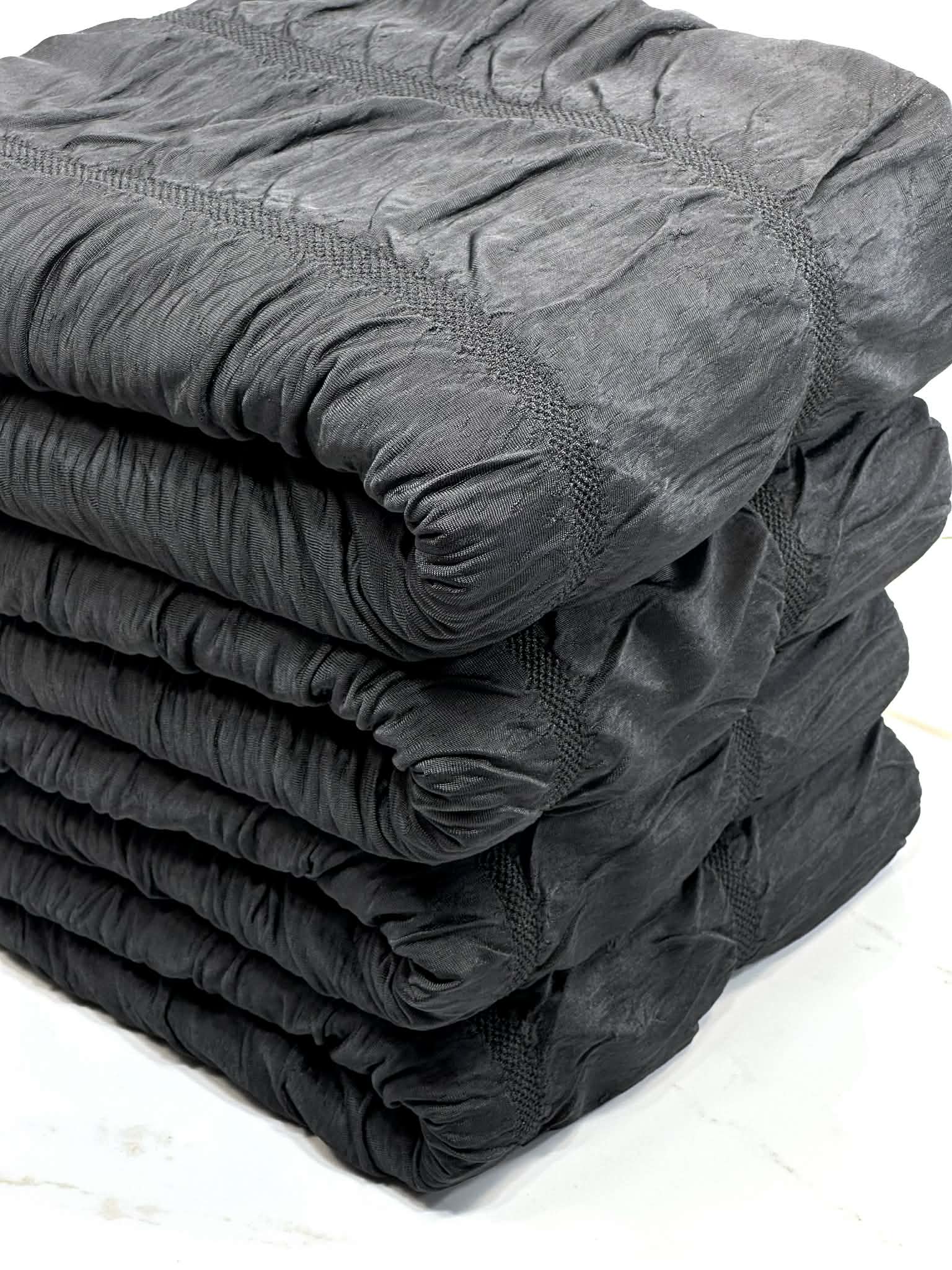 (KOREAN JACQUARD) BLACK VERTICAL