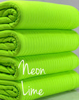 (8X3 RIB) NEON LIME