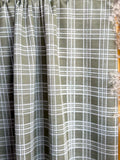 (DOUBLE KNIT) EVERGREEN PLAID