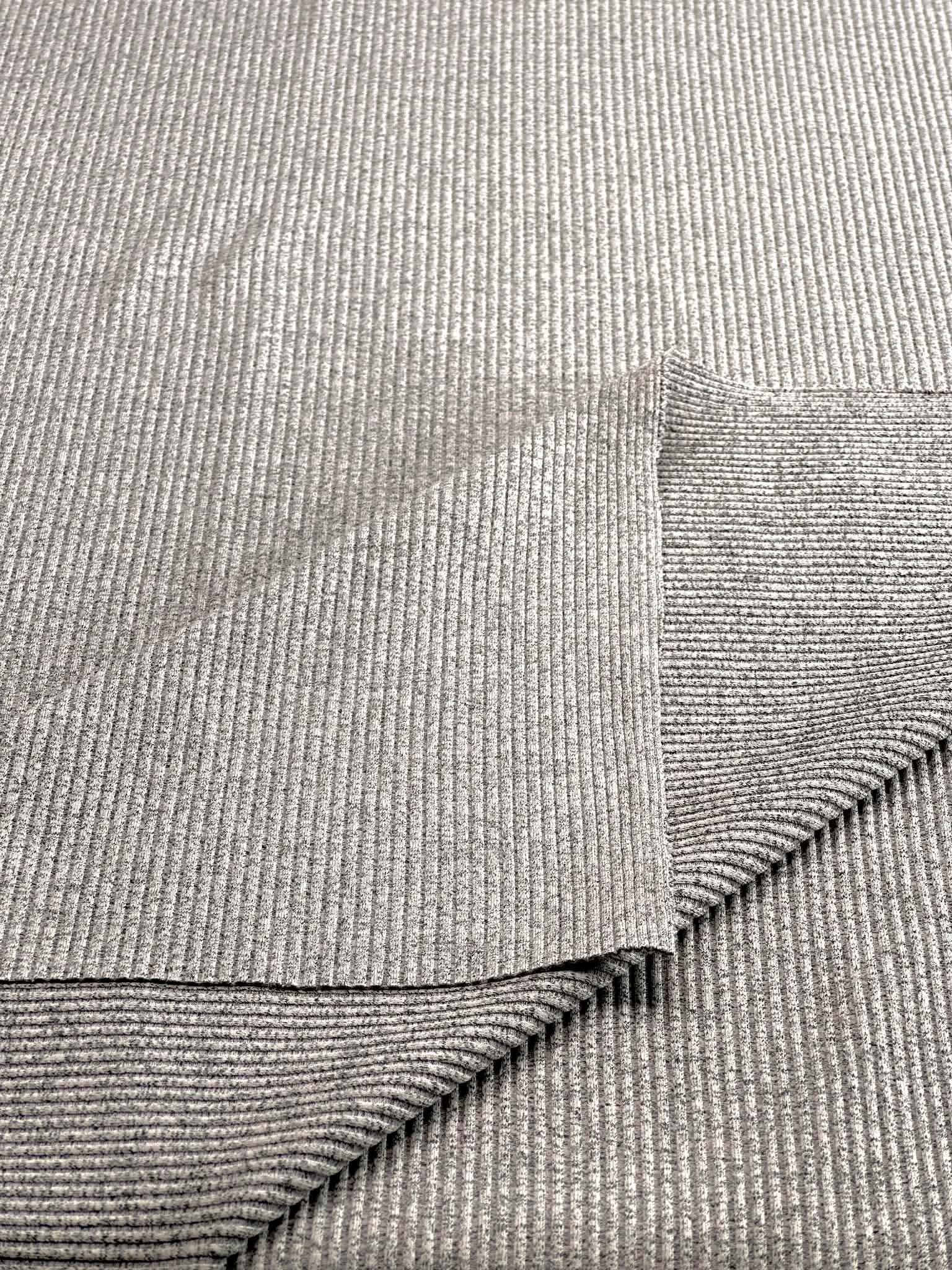 (SWIM RIB) 2-TONE DUSTY MAUVE