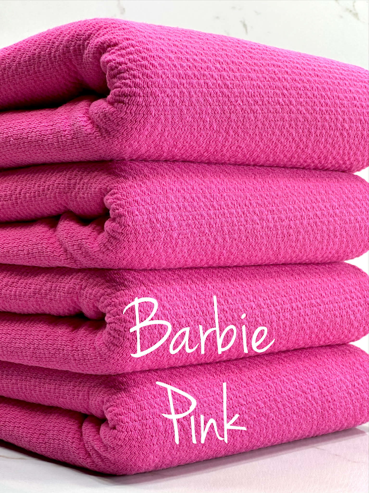 (COMFY DOUBLE KNIT) BARBIE PINK