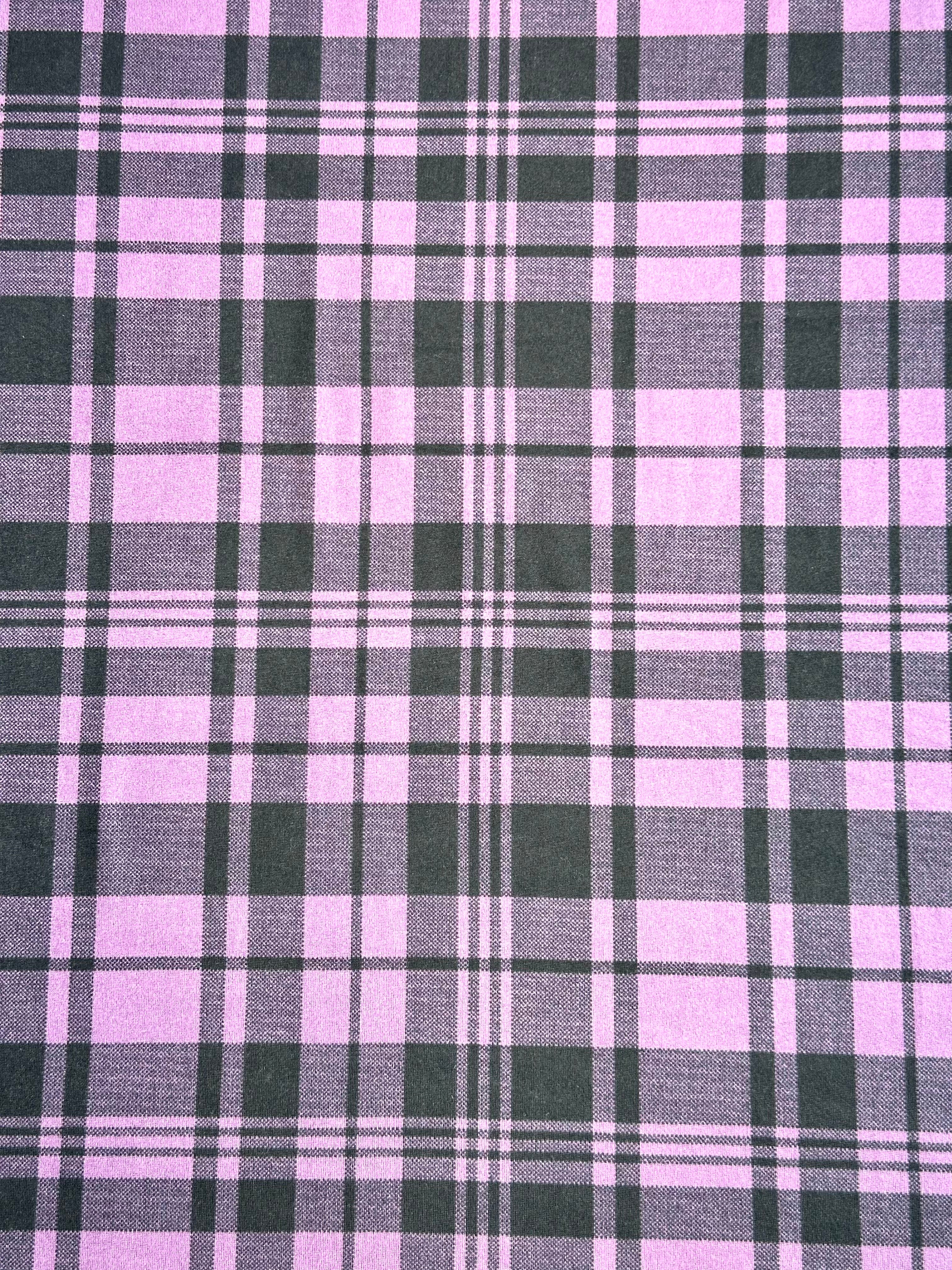 (DBP) PURPLE AND BLACK PLAID